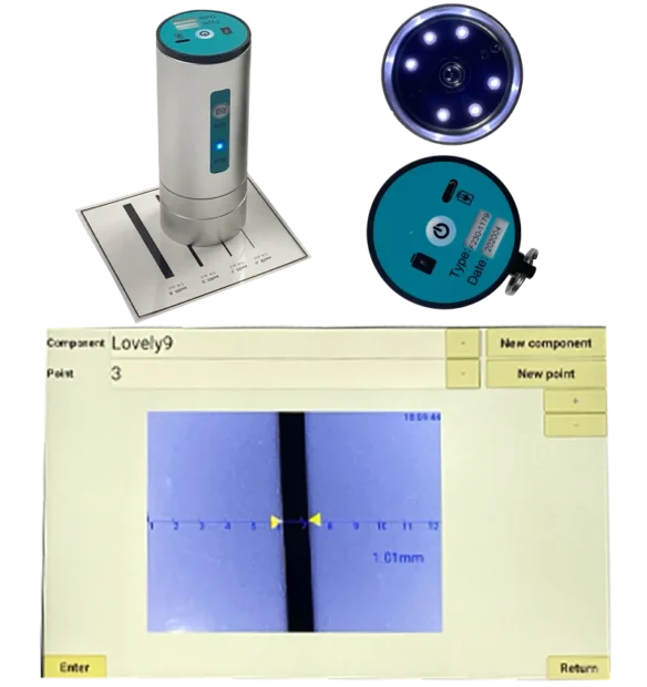 F230 Wireless concrete crack width gauge