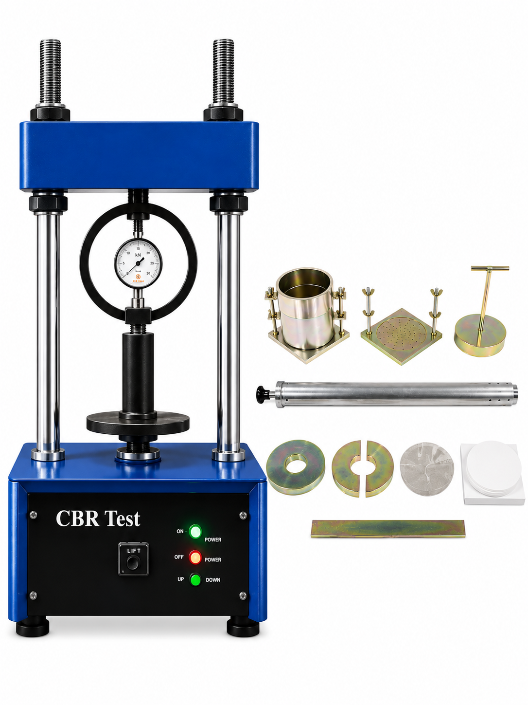CBR Testing Machine with Complete Set of Accessories