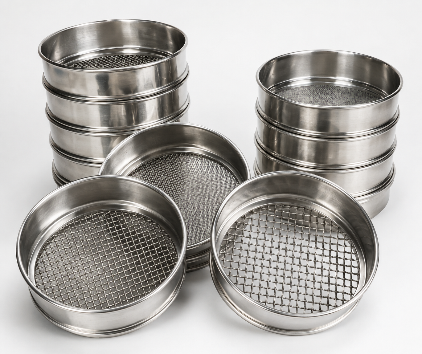 Stainless Steel Fine Test Sieves – 8 Inch Diameter